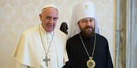Митрополит Волоколамский Иларион встретился с Папой Римским Франциском