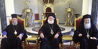 Патриарх Александрийский и Архиепископ Кипрский посетили Патриарха Иерусалимского