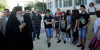 Архиепископ Иероним напутствовал учащихся афинских школ перед началом нового учебного года