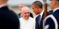 Папа Римский Франциск встречается с Обамой в Вашингтоне