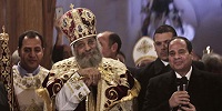 Президент Египта посетил Рождественскую Литургию в коптском соборе в Каире