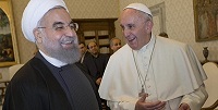 Президент Ирана Хасан Рухани встретился с Папой Римским Франциском