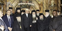 Президент Греции посетил Иерусалимскую Патриархию и храм Гроба Господня