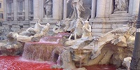 Вода фонтана в Риме станет красной в память христианских мучеников