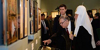 Выставка «Русь и Афон» открылась в храме Христа Спасителя