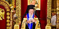Патриарх Варфоломей возглавил богослужение в храме св. Дионисия на греческом острове Закинф