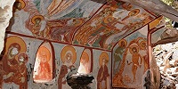 При реставрации монастыря Панагия Сумела на северо-востоке Турции обнаружена часовня с византийскими фресками