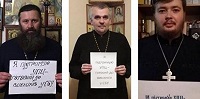 Духовенство и миряне проводят флешмоб в поддержку Церкви и преследуемых священников