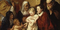В Брюсселе обнаружена ранее неизвестная картина Якоба Йорданса «Святое Семейство»