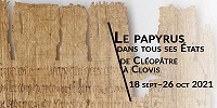 Выставка «Папирус во всех его формах, от Клеопатры до Хлодвига» открылась в Париже