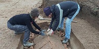 Позднеримское кладбище найдено недалеко от итальянской Мантуи