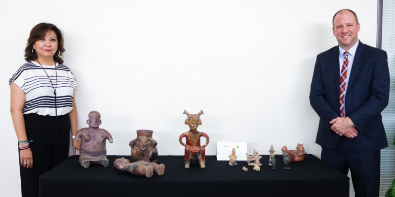 В Мексику возвращены древние артефакты, обнаруженные в запасниках музея в США