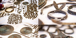 На севере Польши найдены бронзовые сокровища, помещенные среди жертвенных отложений и человеческих останков