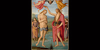 «Крещение Христа» работы Перуджино выставлено в Палаццо Марино в Милане