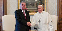 Папа Римский принял президента Таджикистана