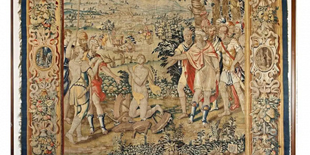 Начинается реставрация гобелена «Усекновение главы Святого Георгия» из собора в Ферраре