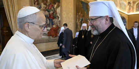 Папа Лев XIV во время встречи в Ватикане поддержал украинских униатских епископов