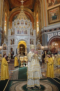 Русская Православная Церковь поздравила Предстоятеля с Неделей Торжества Православия, праздником памяти свт. Алексия и Днем Тезоименитства Русская Православная Церковь поздравила Предстоятеля с Неделей Торжества Православия, праздником памяти свт. Алексия и Днем Тезоименитства