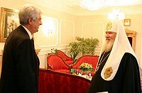 Состоялась встреча Святейшего Патриарха Московского и всея Руси Алексия II с послом Чили в Российской Федерации Марио Сильберманом Гуровичем Состоялась встреча Святейшего Патриарха Московского и всея Руси Алексия II с послом Чили в Российской Федерации Марио Сильберманом Гуровичем