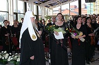 Святейший Патриарх присутствовал на концерте Всемирного детского хора ЮНЕСКО Святейший Патриарх присутствовал на концерте Всемирного детского хора ЮНЕСКО