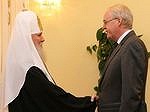 Святейший Патриарх Алексий принял посла США в России Джона Байерли
