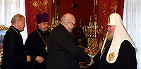 Святейший Патриарх принял делегацию Евангелическо-Лютеранской Церкви в России, Украине, Средней Азии и в Казахстане (ЕЛЦР) Святейший Патриарх принял делегацию Евангелическо-Лютеранской Церкви в России, Украине, Средней Азии и в Казахстане (ЕЛЦР)