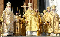 Святейший Патриарх Алексий возглавил Всенощное бдение в Храме Христа Спасителя и встречу ковчега с честной главой Апостола и Евангелиста Луки Святейший Патриарх Алексий возглавил Всенощное бдение в Храме Христа Спасителя и встречу ковчега с честной главой Апостола и Евангелиста Луки