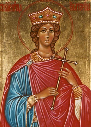 Св. велмц. Екатерина. Современная икона