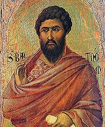 Память святых апостолов Варфоломея (Нафанаила), Луки и Климента