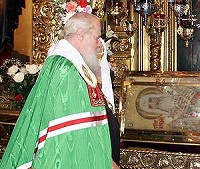 В праздник Обретения мощей святителя Московского Алексия Предстоятель Русской Православной Церкви совершил Божественную литургию в Богоявленском соборе