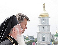 Ющенко собирается создать на Украине представительство Константинопольского Патриархата