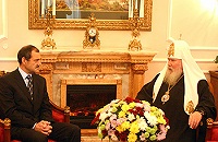 Святейший Патриарх Московский и всея Руси Алексий II принял Посла Республики Болгария Пламена Грозданова Святейший Патриарх Московский и всея Руси Алексий II принял Посла Республики Болгария Пламена Грозданова