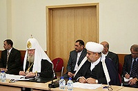 Святейший Патриарх принял участие в заседании Президиума Межрелигиозного совета Содружества независимых государств Святейший Патриарх принял участие в заседании Президиума Межрелигиозного совета Содружества независимых государств