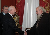 Предстоятель Русской Православной Церкви встретился с руководством Общероссийского национального военного Фонда Предстоятель Русской Православной Церкви встретился с руководством Общероссийского национального военного Фонда