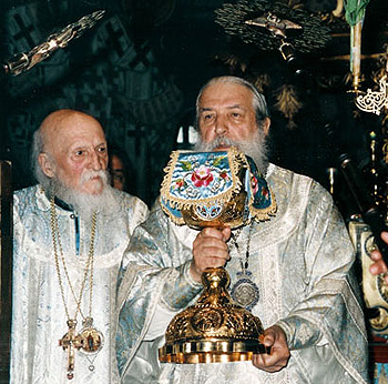 Богослужение на праздновании 50-летия семинарии. 1998 г.