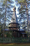 Святейший Патриарх Кирилл совершил Литургию Преждеосвященных Даров в Казанском храме в Вырице