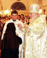 Святейший Патриарх возглавил всенощное бдение в Храме Христа Спасителя накануне праздника Преображения Господня