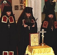 Его Святейшество возглавил чин наречения архимандрита Лонгина (Корчагина) во епископа Саратовского и Вольского