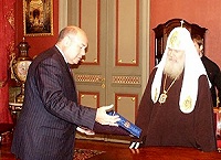Святейший Патриарх и Министр культуры РФ обсудили кинопроекты, посвященные истории Русской Православной Церкви