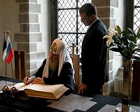 Состоялась встреча Его Святейшества с исполняющим обязанности мэра Таллина Томасом Витсутом