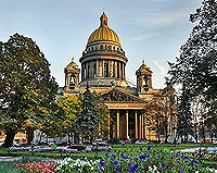 В праздник Отдания Пасхи Святейший Патриарх Кирилл возглавил Божественную литургию в Исаакиевском соборе Санкт-Петербурга