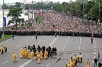 Мощи ап. Андрея Первозванного перенесены на подворье Свято-Пантелеимонова монастыря