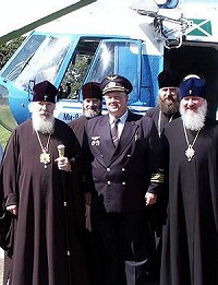 Святейший Патриарх Московский и всея Руси Алексий прибыл в Тихвин и возглавил всенощное бдение перед Тихвинской иконой Богородицы в канун посвященного Ей праздника