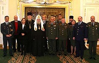 Состоялась встреча Святейшего Патриарха Алексия с Кипрской военной делегацией Состоялась встреча Святейшего Патриарха Алексия с Кипрской военной делегацией