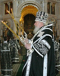 В Храме Христа Спасителя Святейший Патриарх совершил Божественную литургию Преждеосвященных Даров - первую в этом году В Храме Христа Спасителя Святейший Патриарх совершил Божественную литургию Преждеосвященных Даров - первую в этом году