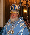 В день праздника иконы Божией Матери «Нечаянная Радость» Патриарший Местоблюститель совершил Божественную литургию, заупокойную литию и молебен в храме св. Пророка Илии в Обыденном переулке
