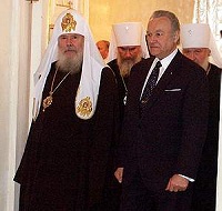 Святейший Патриарх Московский и всея Руси Алексий II встретился с Президентом Эстонии А.Рюйтелем