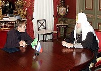 Его Святейшество встретился с c Чрезвычайным и Полномочным послом Эстонской Республики в России Карин Яани Его Святейшество встретился с c Чрезвычайным и Полномочным послом Эстонской Республики в России Карин Яани