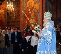 Патриаршее богослужение в Давидовой пустыни (комментарий в зеркале СМИ)