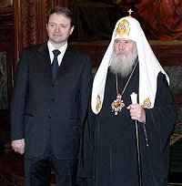 Состоялась встреча Святейшего Патриарха с губернатором Краснодарского края А.Н.Ткачевым